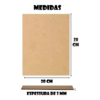 Placa Mdf Cru 20x28 A4 20 Unid Chapas 3mm Artesanato Quadros